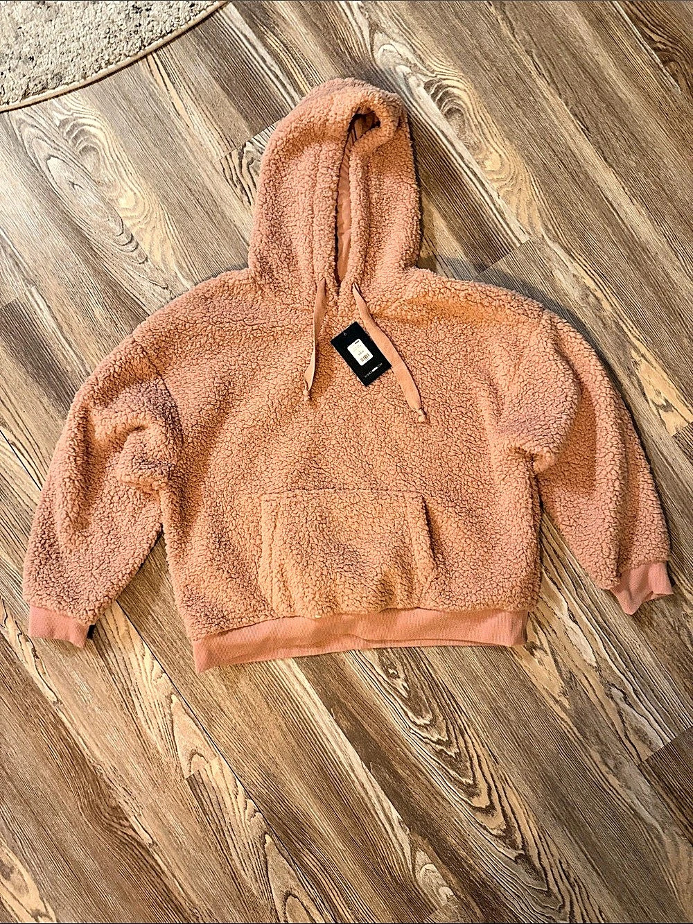 Fashion Nova Oh So Cozy Sherpa Pullover Hoodie Pink Girls 2X